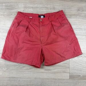 Vintage Polo by Ralph Lauren Men's Salmon Pink Pleated Front Dad Shorts Size 36